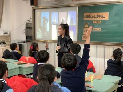 温州大学附属第一实验小学 班级文化 “修”江心古塔,立强国之志--彩虹糖中队参加东瓯研学活动